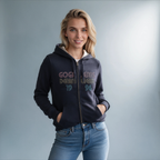 Sudadera Felpa Goga Jeans 1996 Capucha Cierre