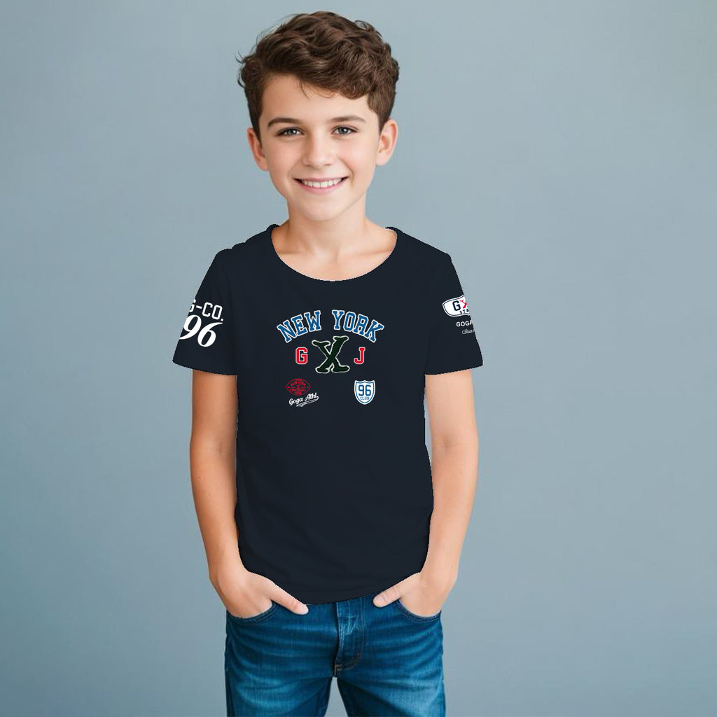Playera Estampada/Bordada para niño.