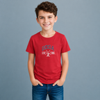 Playera Estampada/Bordada para niño.