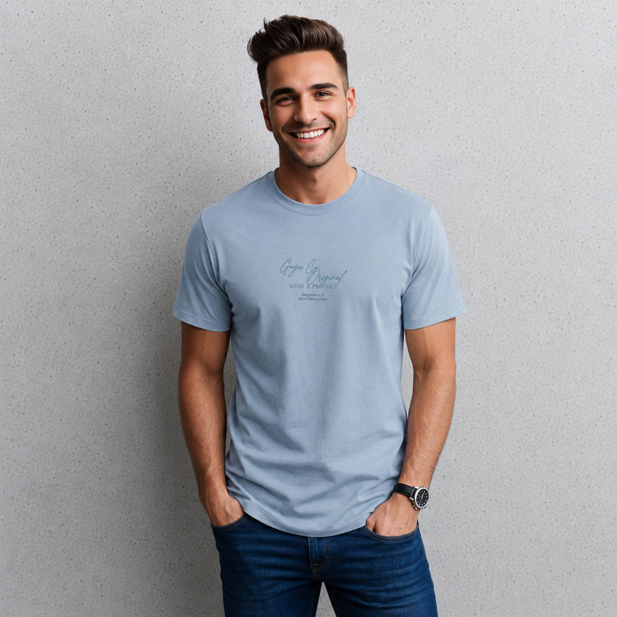 Playera  Bordada y Estampada para hombre.