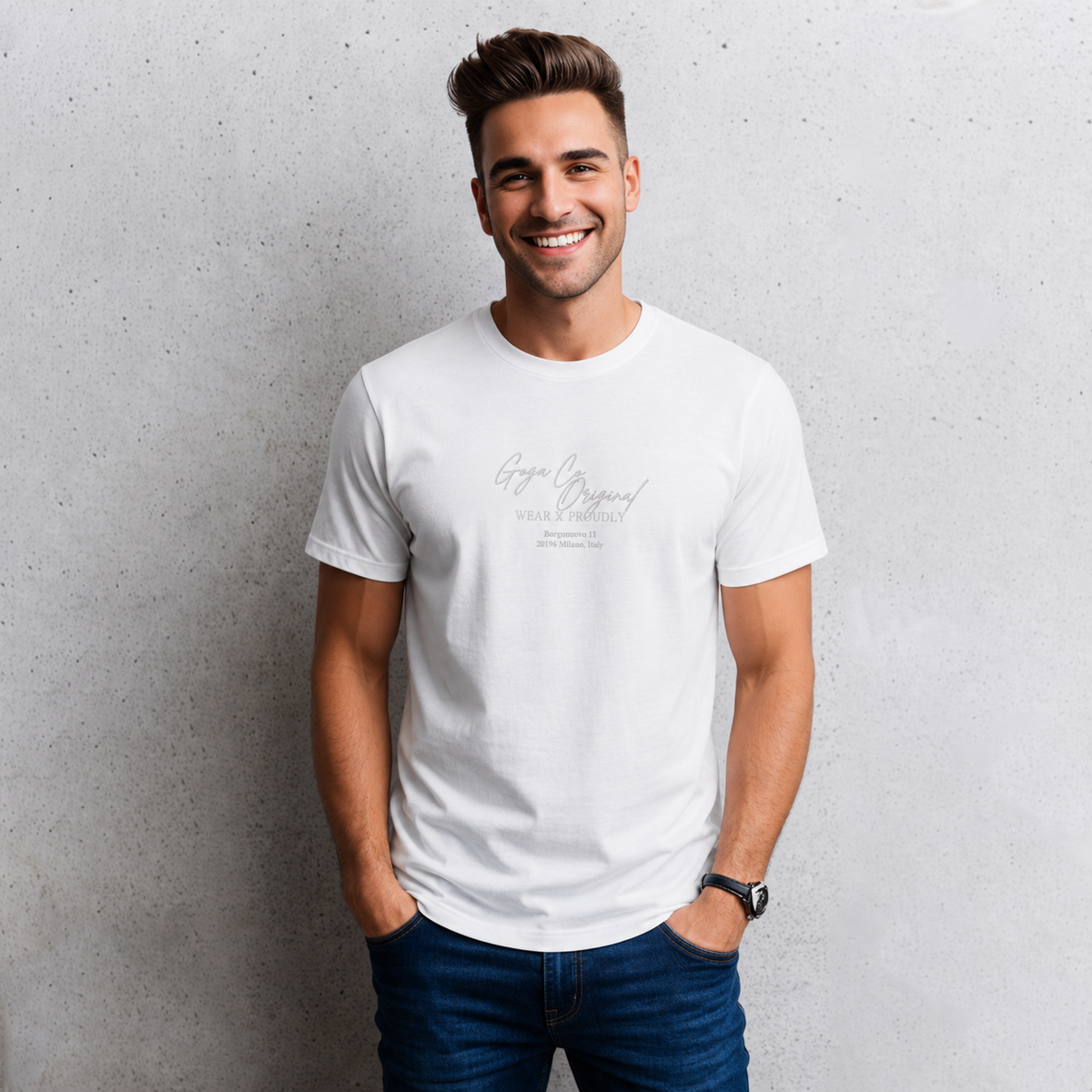 Playera  Bordada y Estampada para hombre.