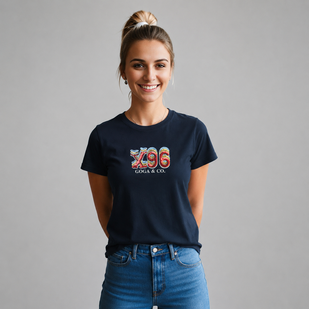 Playera con Lentejuela y Estampado para mujer
