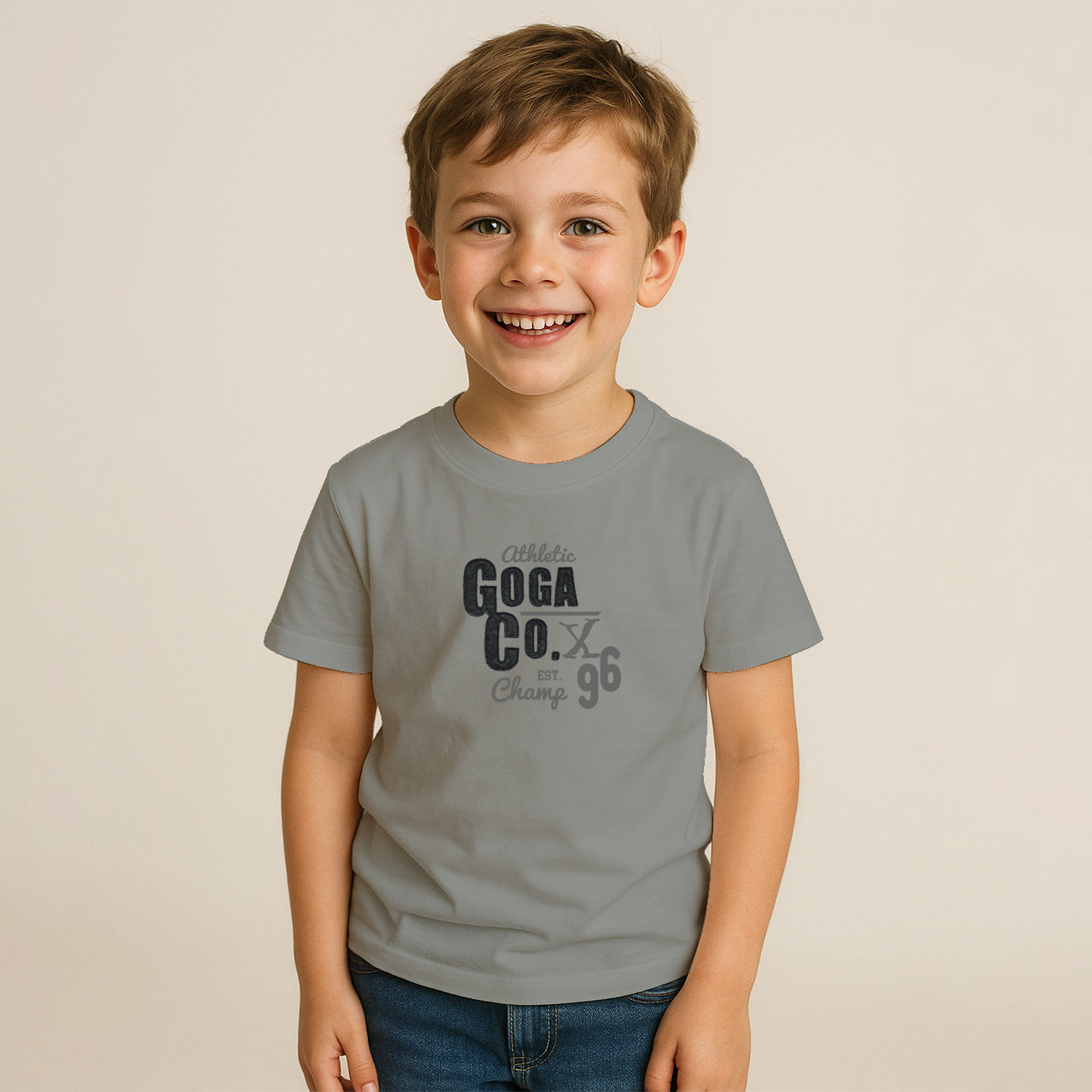 Playera Estampada/Bordada para niño.