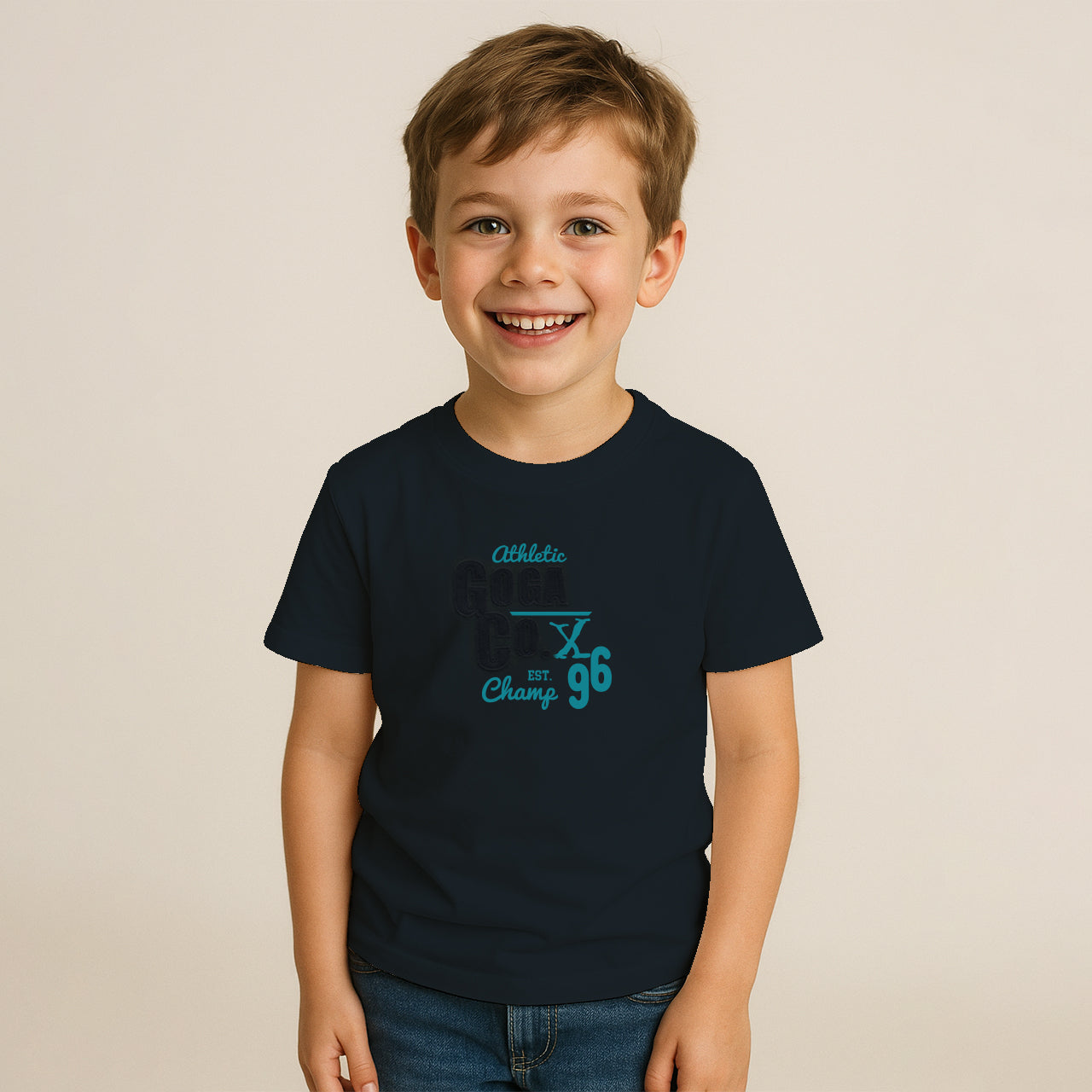 Playera Estampada/Bordada para niño.