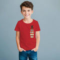 Playera Goga XG Racing Parches Estampada Manga Corta Infantil