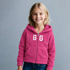 Sudadera Sherpa Bordada con Cierre