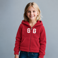 Sudadera Sherpa Bordada con Cierre
