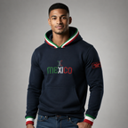 Sudadera felpa para hombre, Bordada con manga larga. capucha ajustable y bolsas frontales.