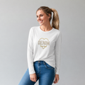 Playera Goga Jeans Dream Manga Larga con Estampado Brillos