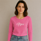 Playera Goga Est. 1996 Manga Larga con Bordado Brillos