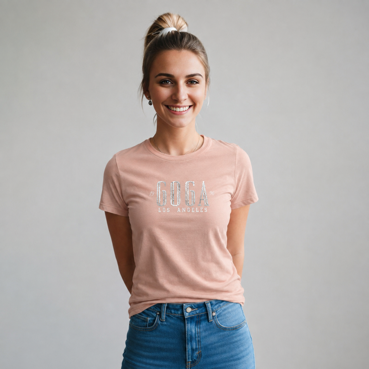 Playera con Lentejuela y Estampado para mujer