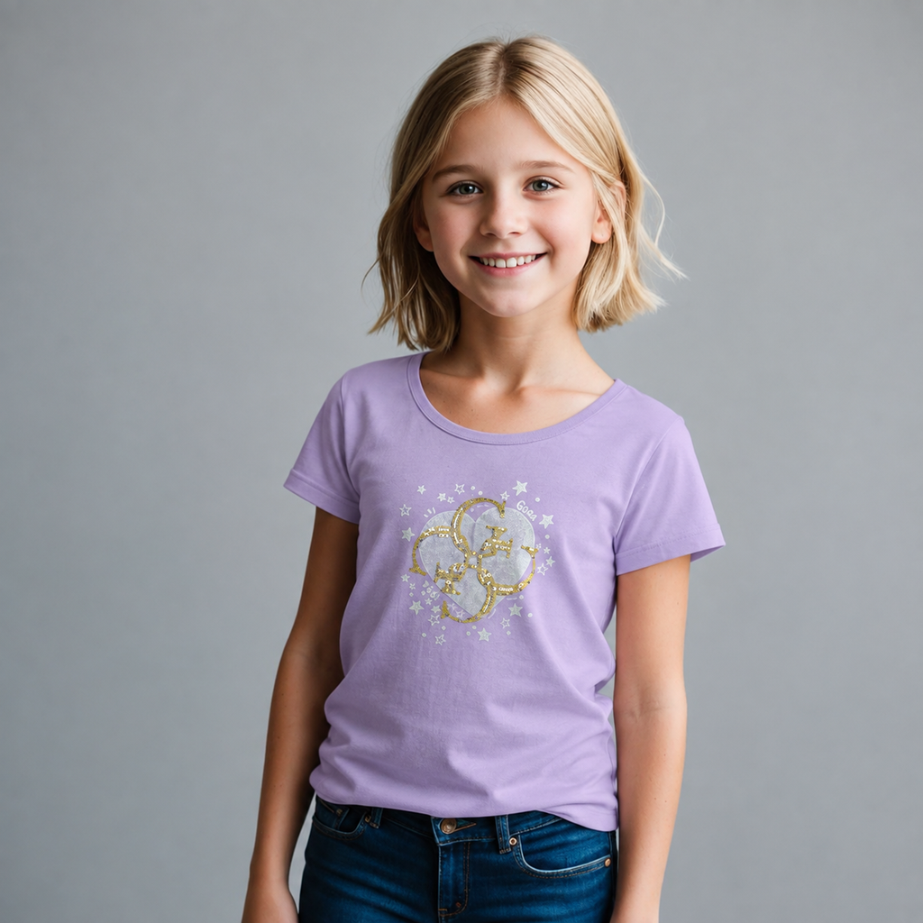Playera Estampada con Lentejuela para niña