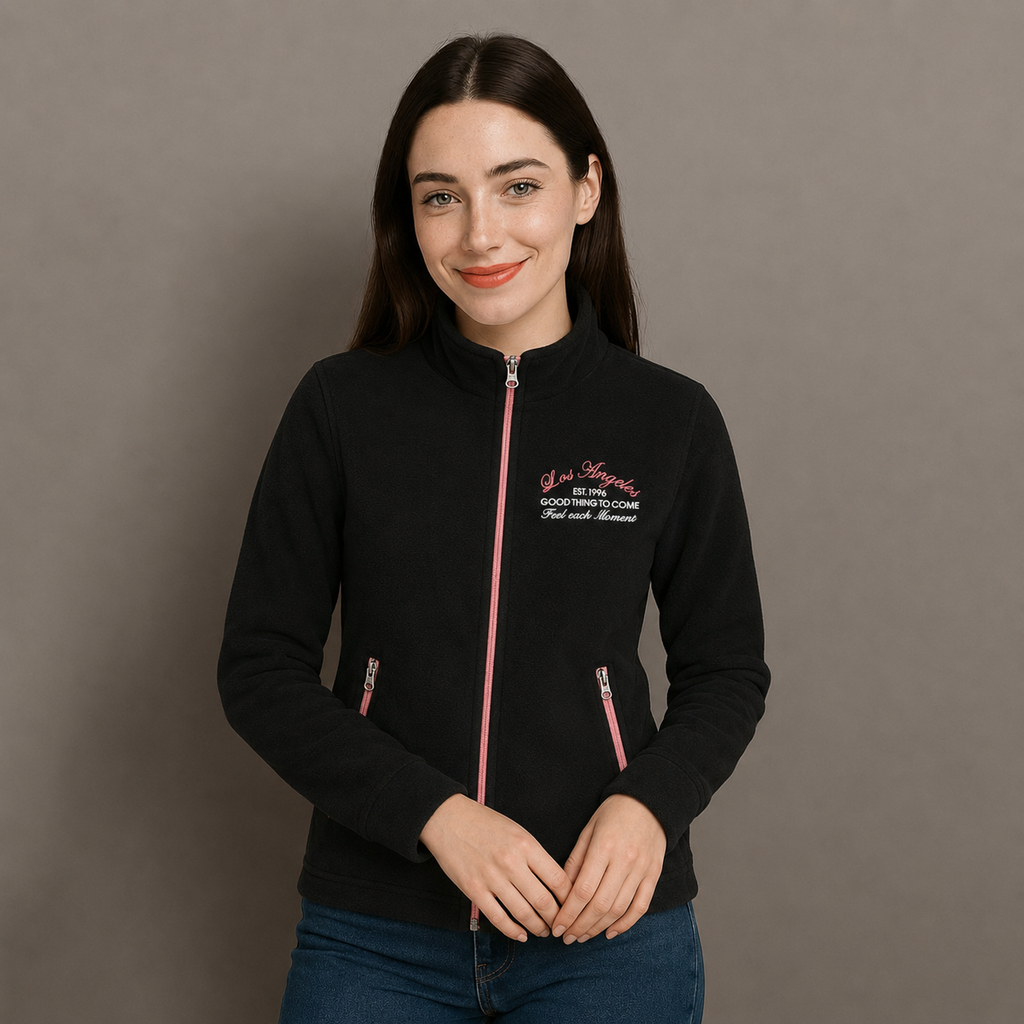 Sudadera Polar Goga con Cuello Alto y Cierre