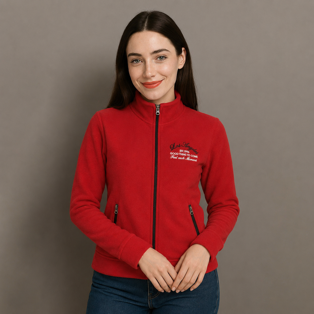 Sudadera Polar Goga con Cuello Alto y Cierre