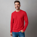 Playera Lisa Básica Cuello Redondo Manga Larga