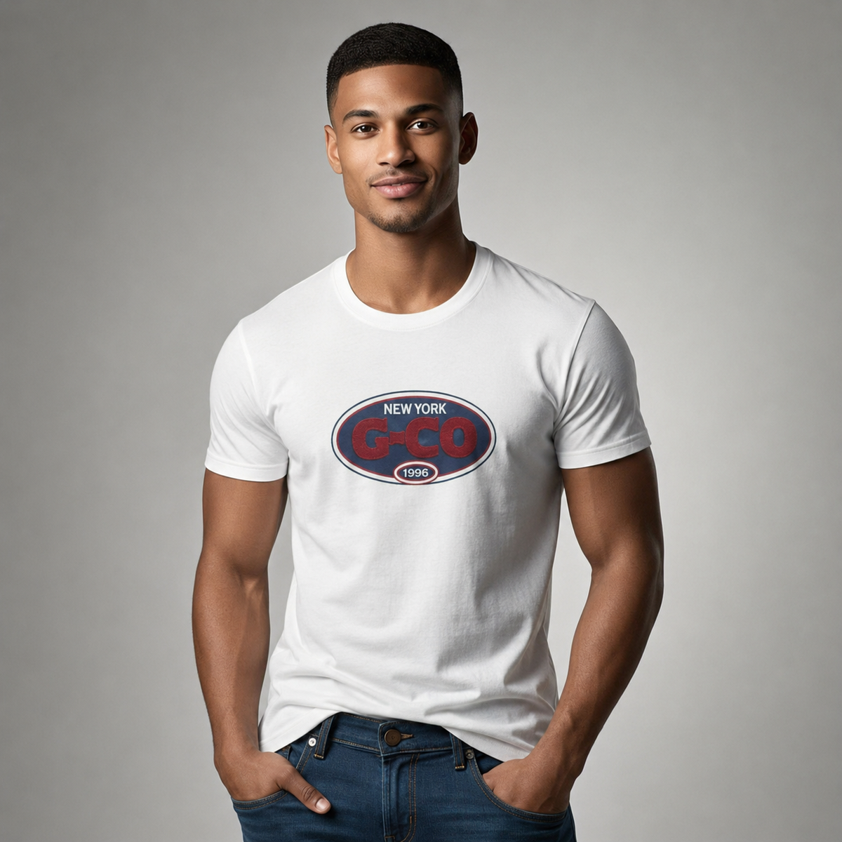 Playera  Bordada y Estampada para hombre.
