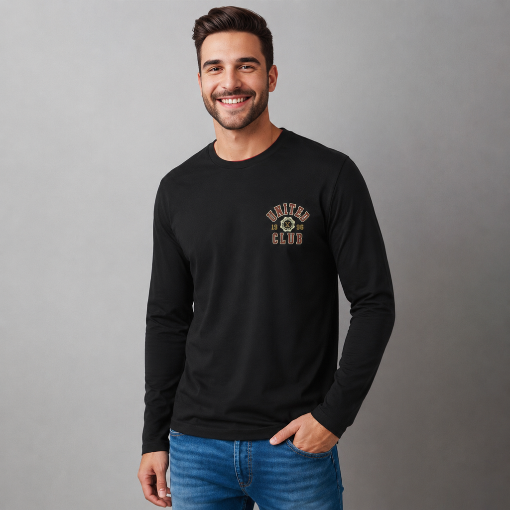 Playera Estampada y Bordada para Hombre