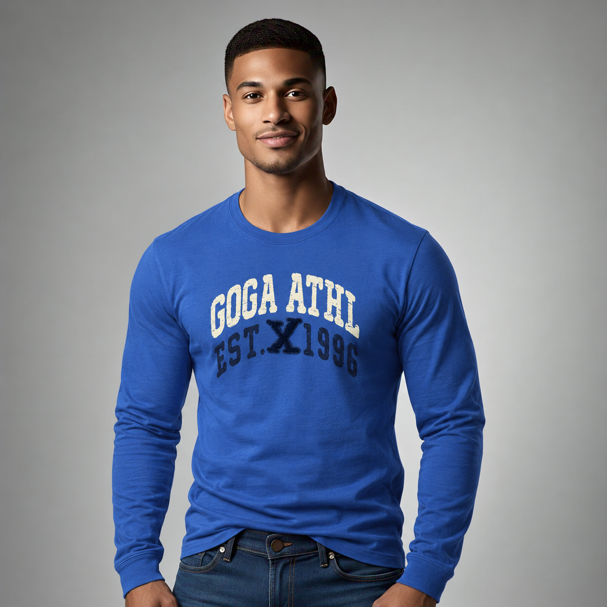Playera Estampada y Bordada para Hombre