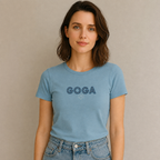Playera de Pedrerí­a y Bordada para Mujer