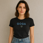 Playera de Pedrerí­a y Bordada para Mujer