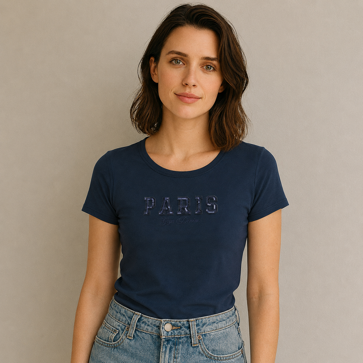 Playera Bordada para mujer.