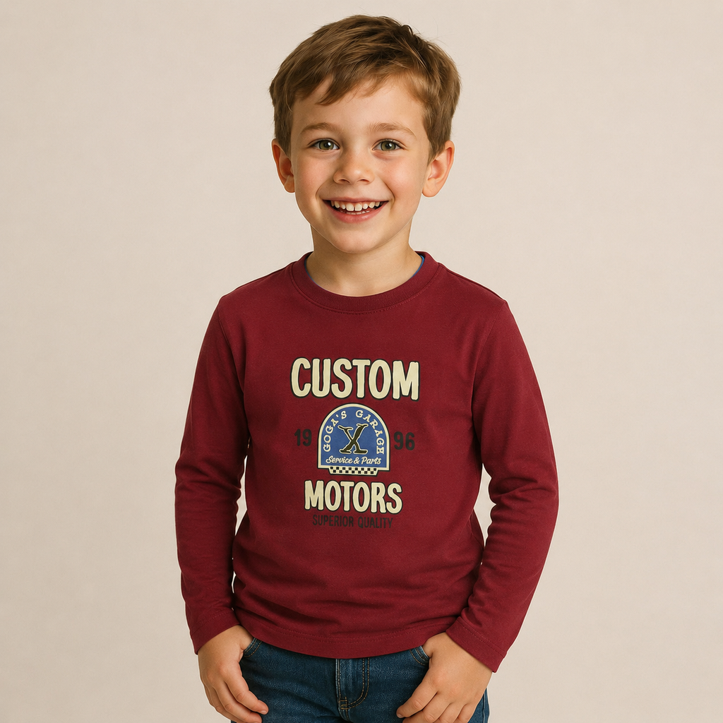 Playera Estampada/Bordada para niño