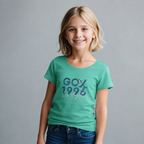 Playera Estampada con bordado para niña