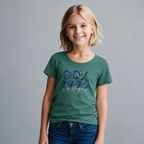 Playera Estampada con bordado para niña