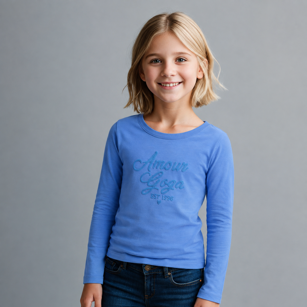 Playera Bordada Niña