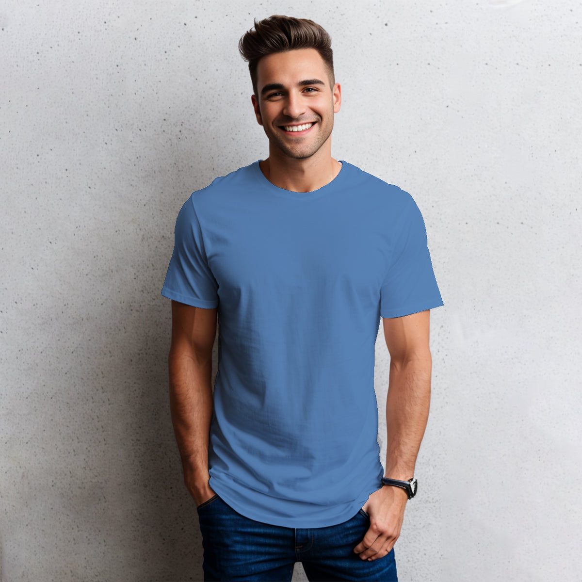 Playera Básica para hombre Cuello Redondo