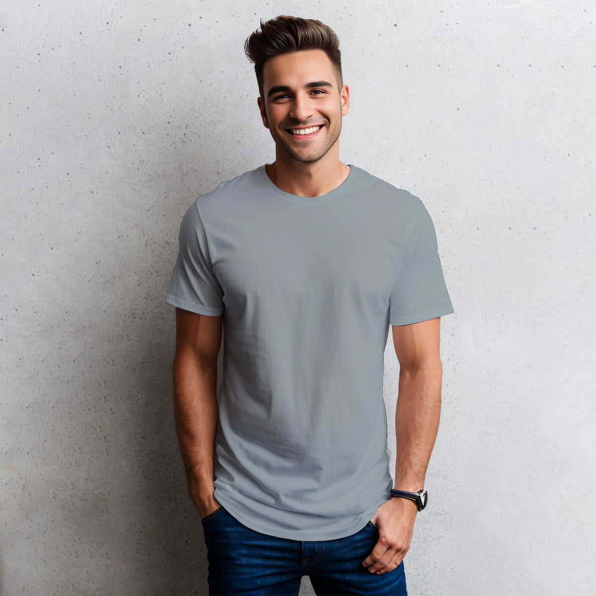 Playera Básica para hombre Cuello Redondo