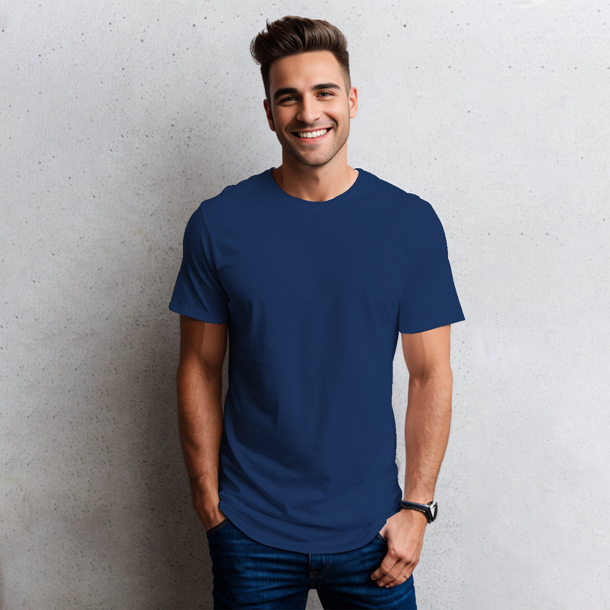 Playera Básica para hombre Cuello Redondo