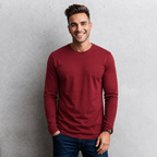 Playera Lisa Básica Cuello Redondo Manga Larga