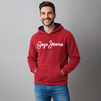 Sudadera Polar para hombre, bordada con manga larga, bolsas frontales.