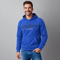 Sudadera Polar para hombre, bordada con manga larga, bolsas frontales.
