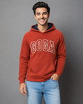Sudadera Polar Básica para hombre, bordada con manga larga, bolsas frontales.