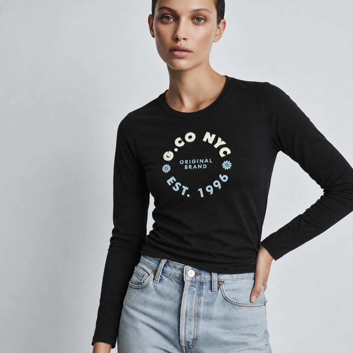 Playera Estampada/Bordada para mujer
