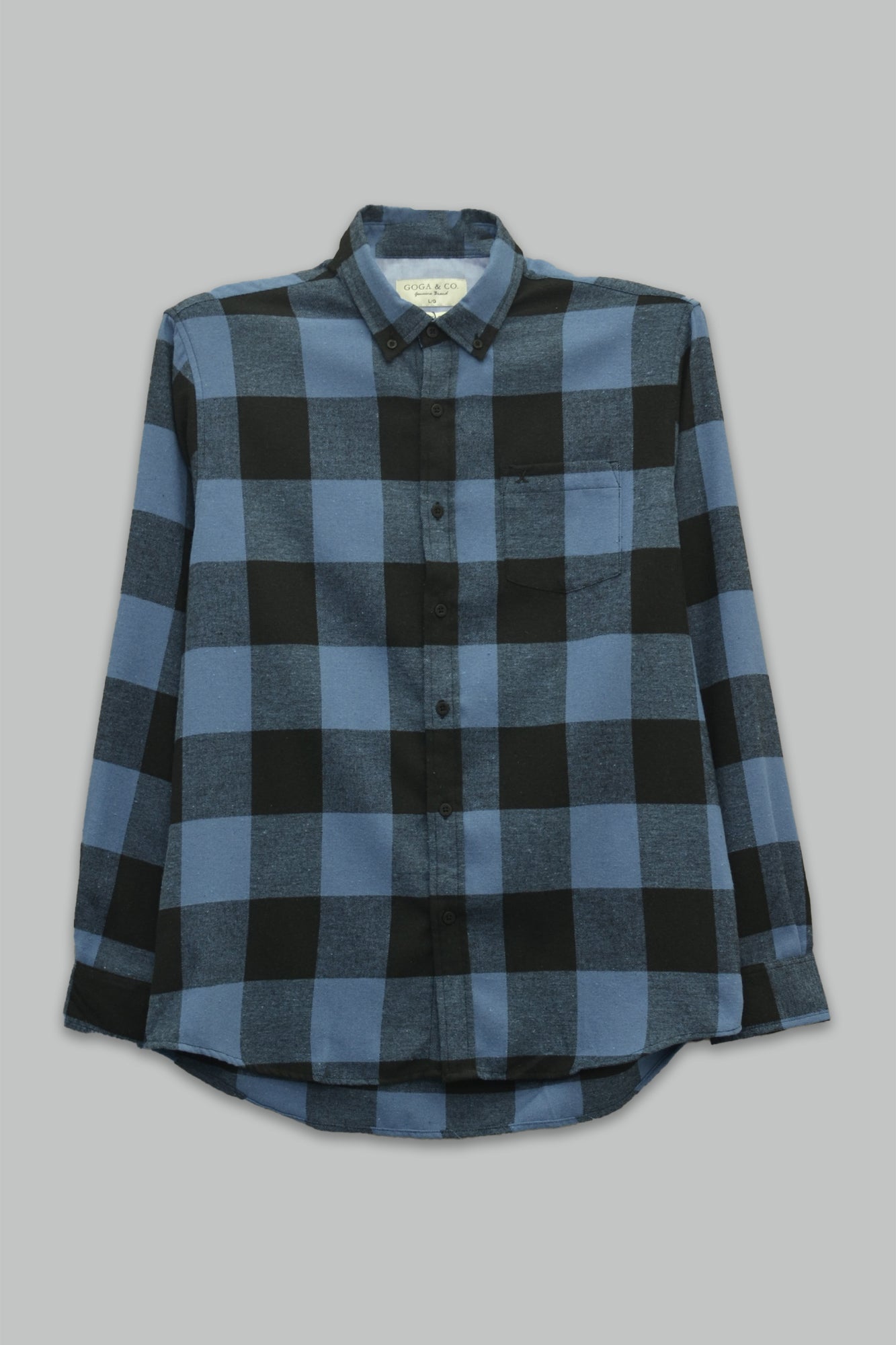 Camisa de Franela Para Hombre Classic Fit