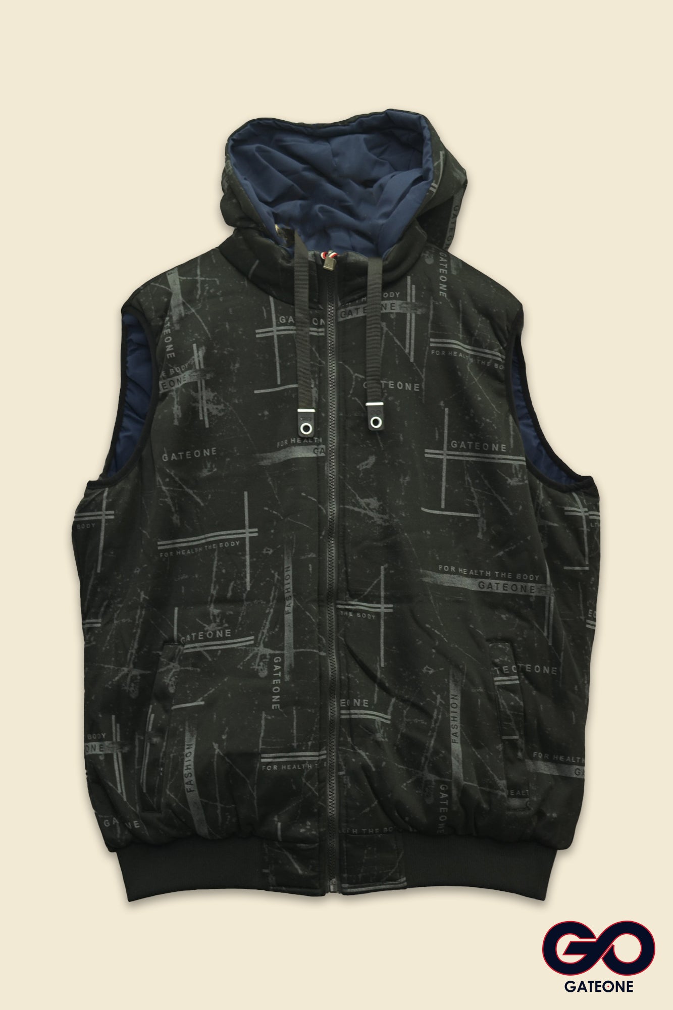 Chaleco Acolchado doble vista para Hombre
