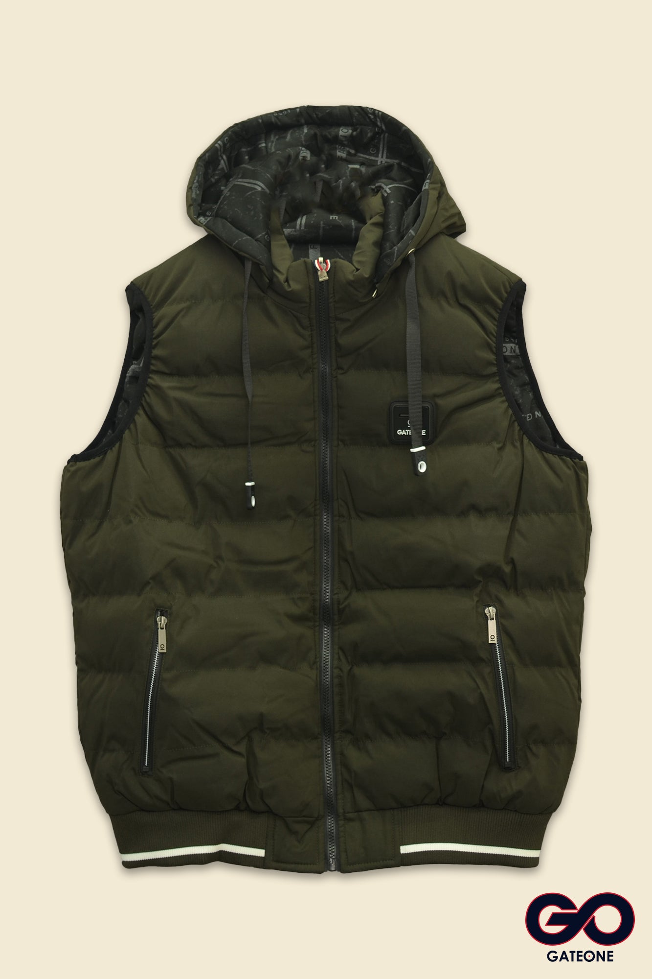 Chaleco Acolchado doble vista para Hombre