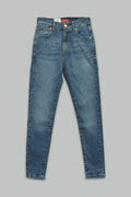 Pantalón skinny fit de mezclilla para mujer