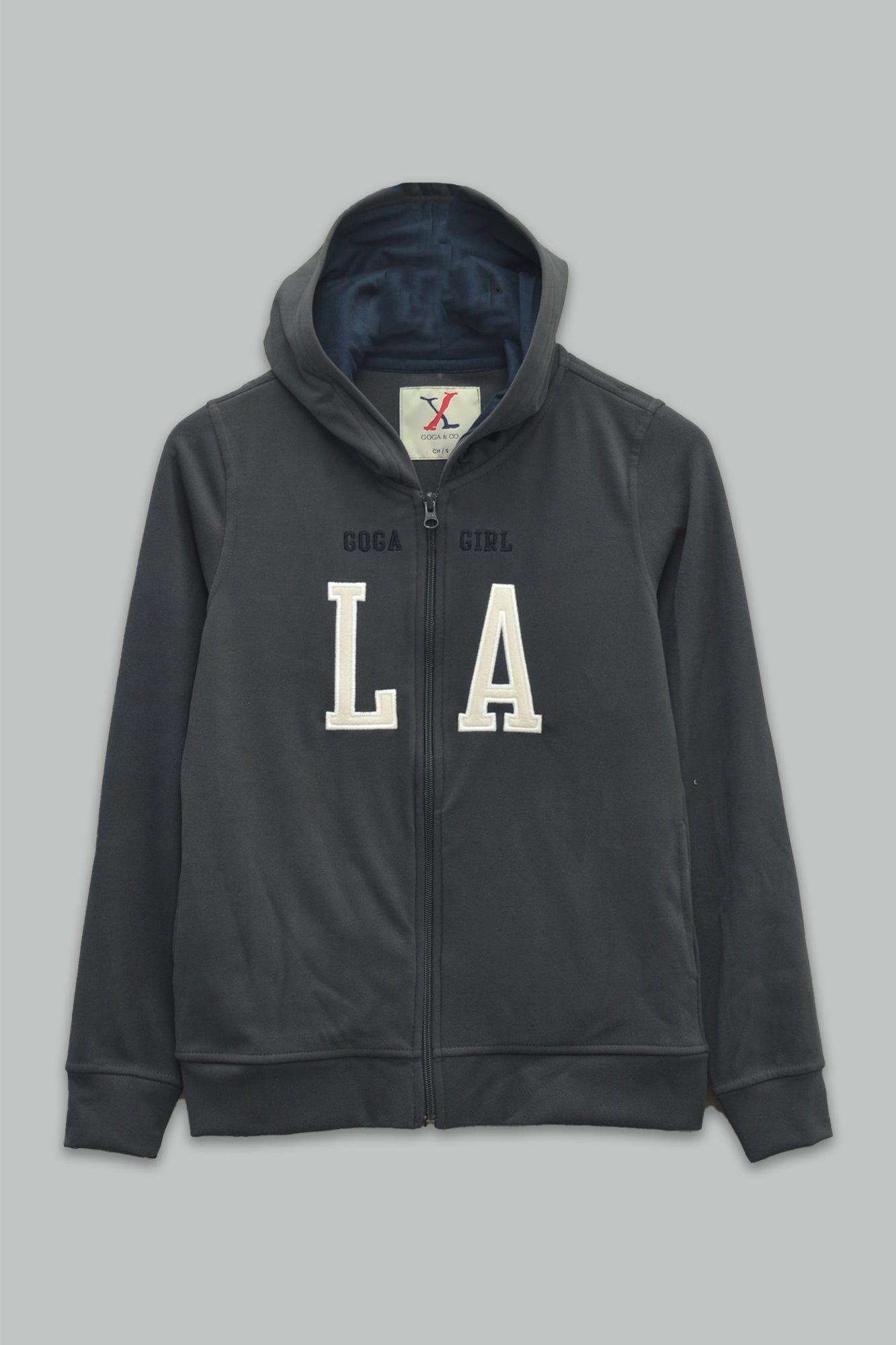 Sudadera Supersoft polar para Mujer bordada, con manga larga, bolsas frontales y cierre.