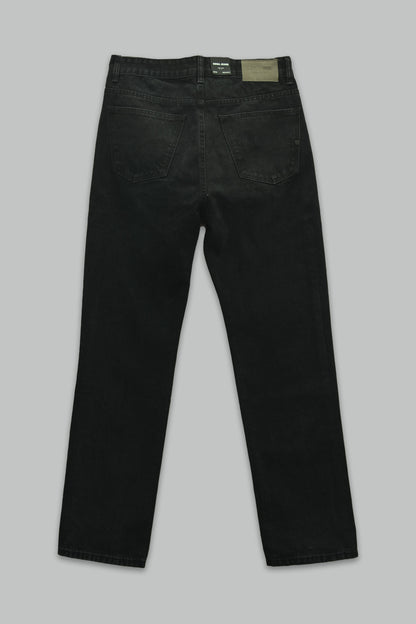 Pantalón Negro de mezclilla Regular Fit para hombre