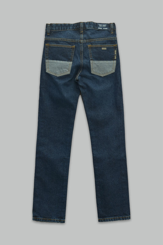 Pantalón de mezclilla slim fit Rigido para niño