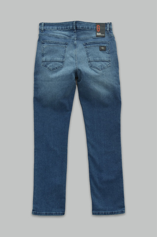 Pantalón de mezclilla Regular Stretch Fit para hombre