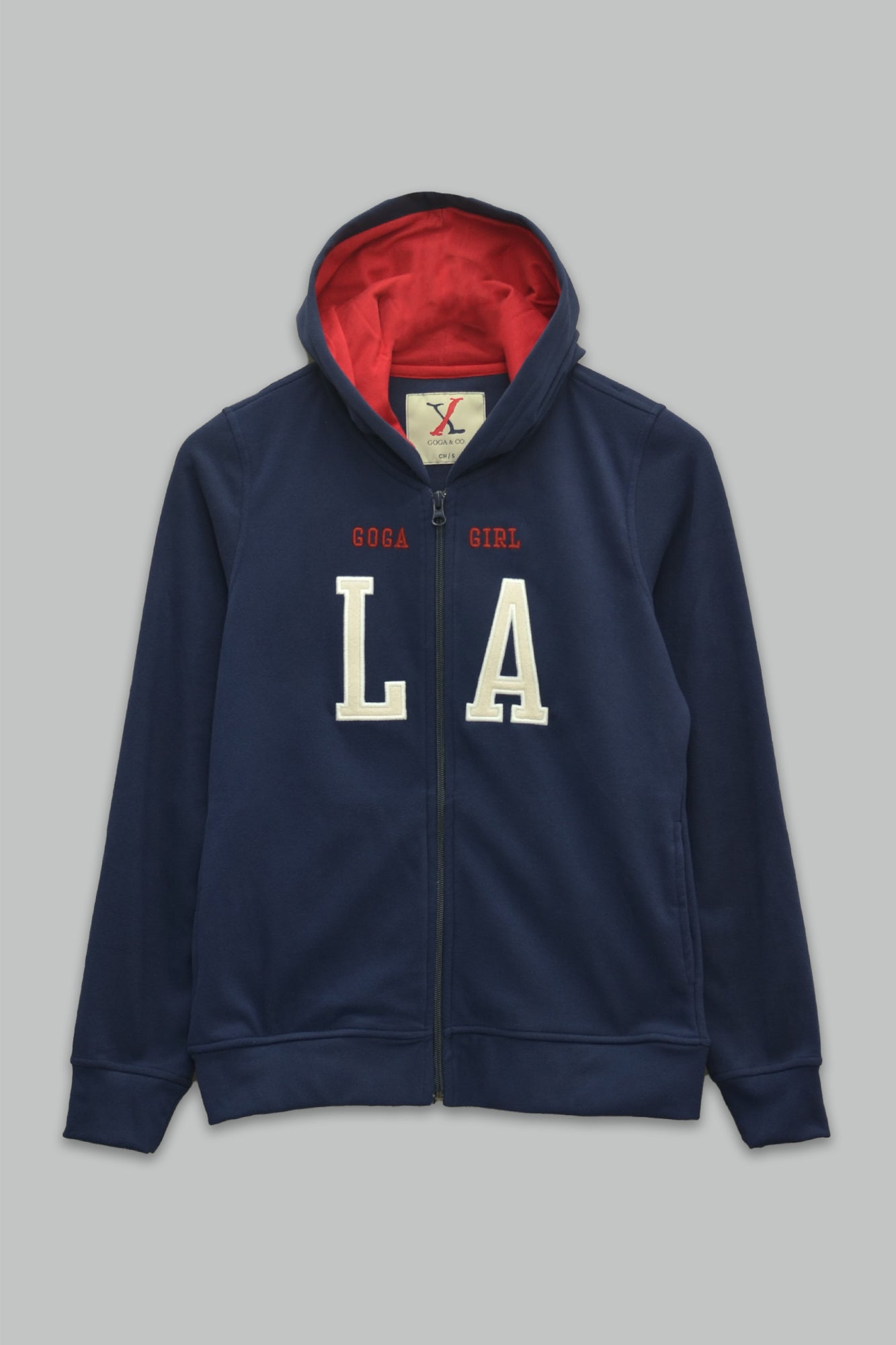 Sudadera Supersoft polar para Mujer bordada, con manga larga, bolsas frontales y cierre.