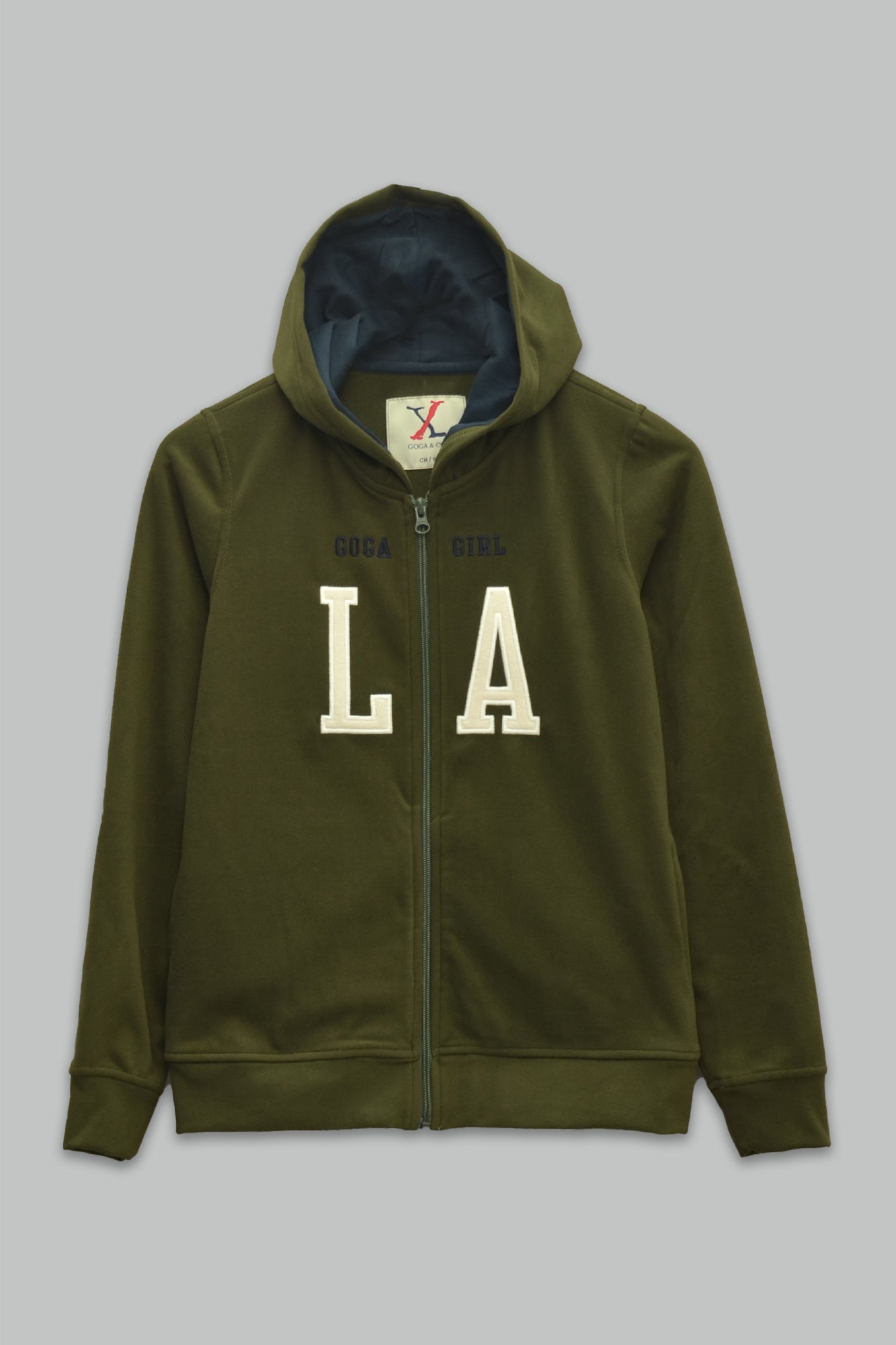 Sudadera Supersoft polar para Mujer bordada, con manga larga, bolsas frontales y cierre.