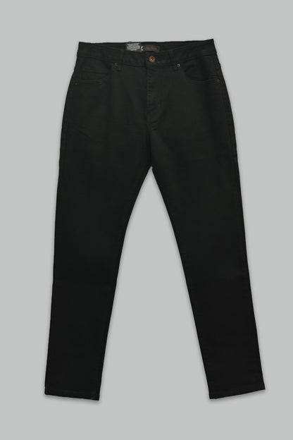 Pantalón Negro de mezclilla Regular Fit para hombre