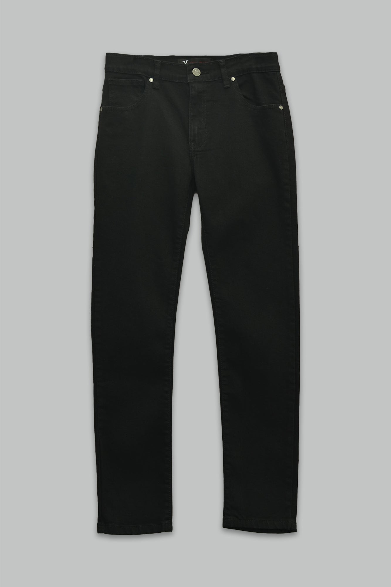 Pantalón Negro de mezclilla slim fit Strech para niño