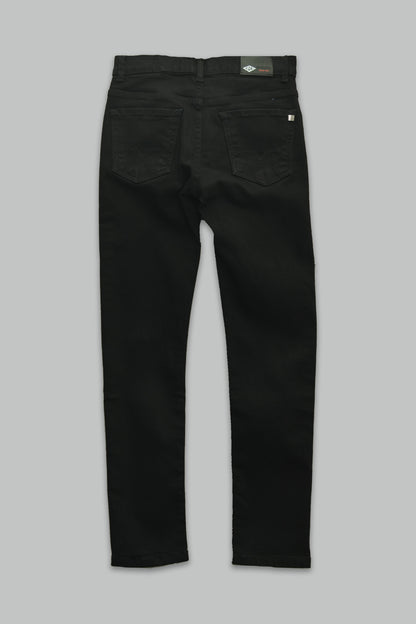 Pantalón Negro de mezclilla slim fit Strech para niño